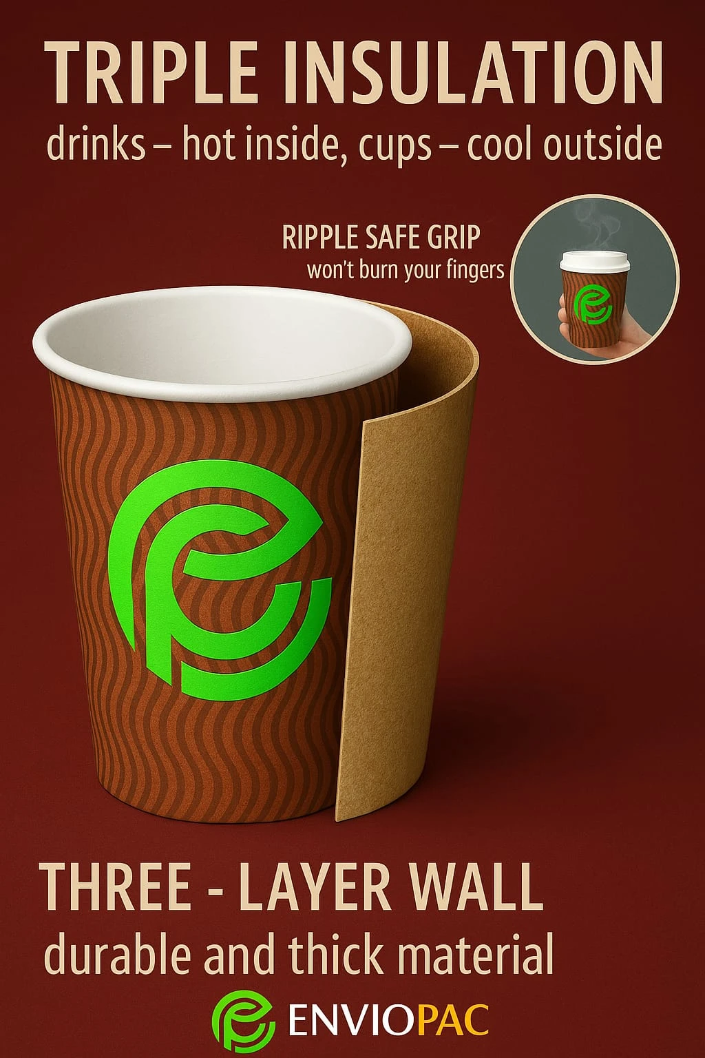 Ripple Wall Paper Cups